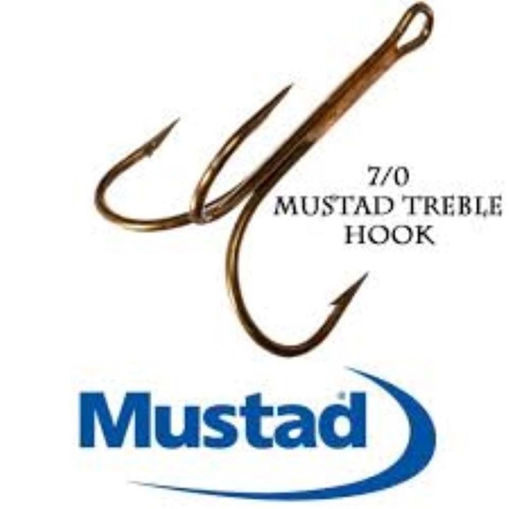 MUSTAD ÜÇLÜ İĞNE 3551 ( 25 AD ) -- 12