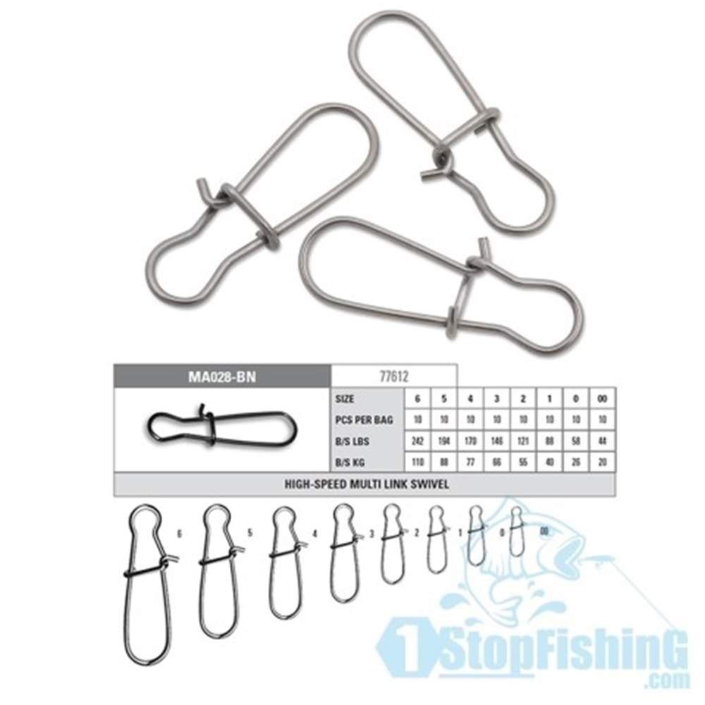 MUSTAD LOCK SNAP MA028 -- 1