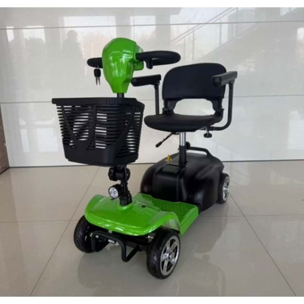 ELEKTRİKLİ YAŞLI SCOOTER X-02C ( 24V-12AH / Sürat 8 km / menzil 15 km )