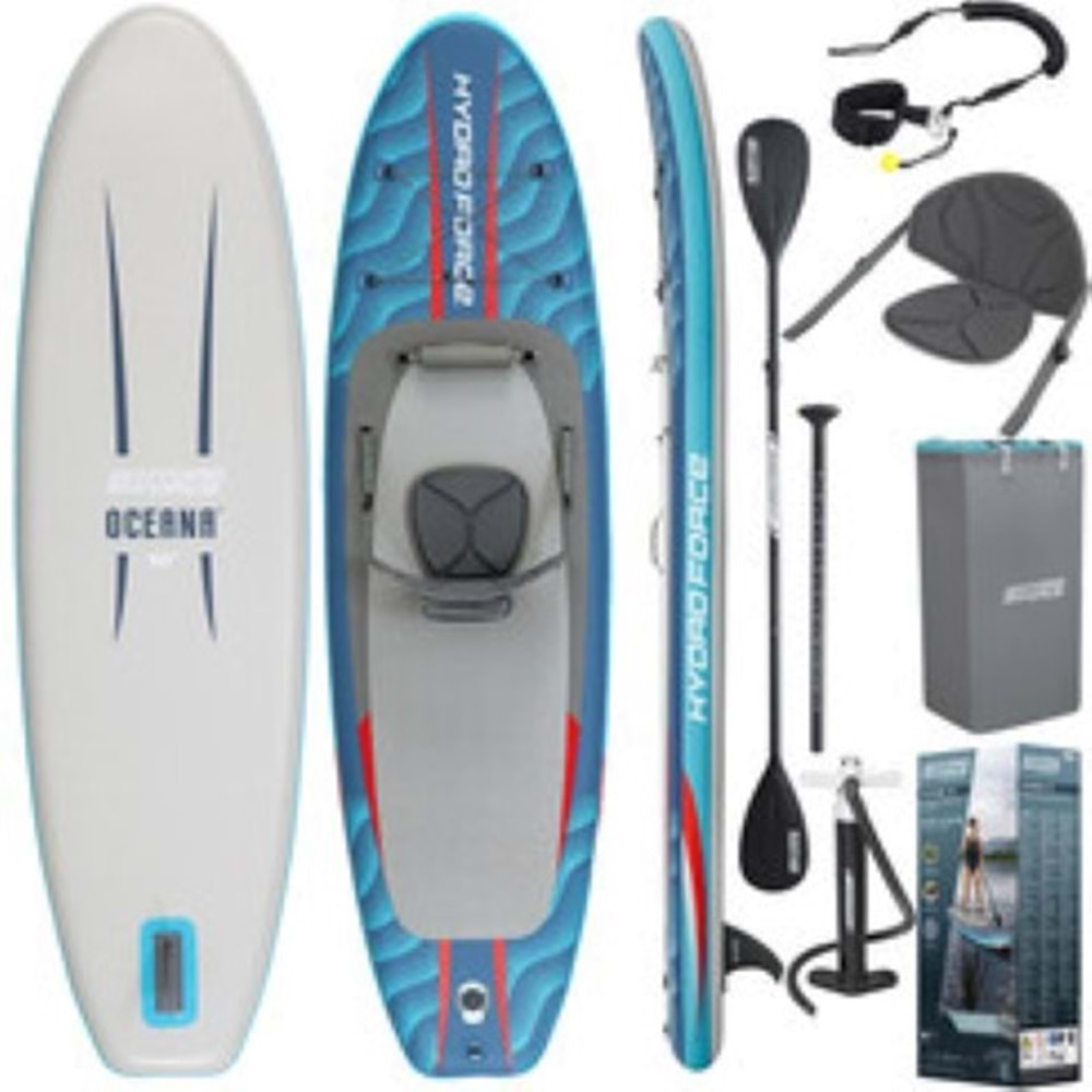 BESTWAY PADDLE BOARD KAYAK SET AQUA DRIFTER ( 3.35X92X15 CM )