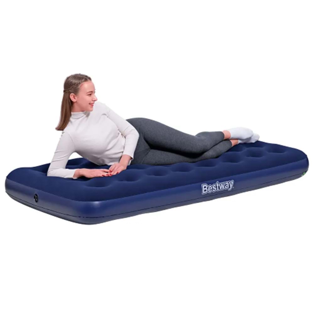 BESTWAY KUMAŞ YATAK I KİŞİLİK - 67001 ( 1.90X99X22CM )