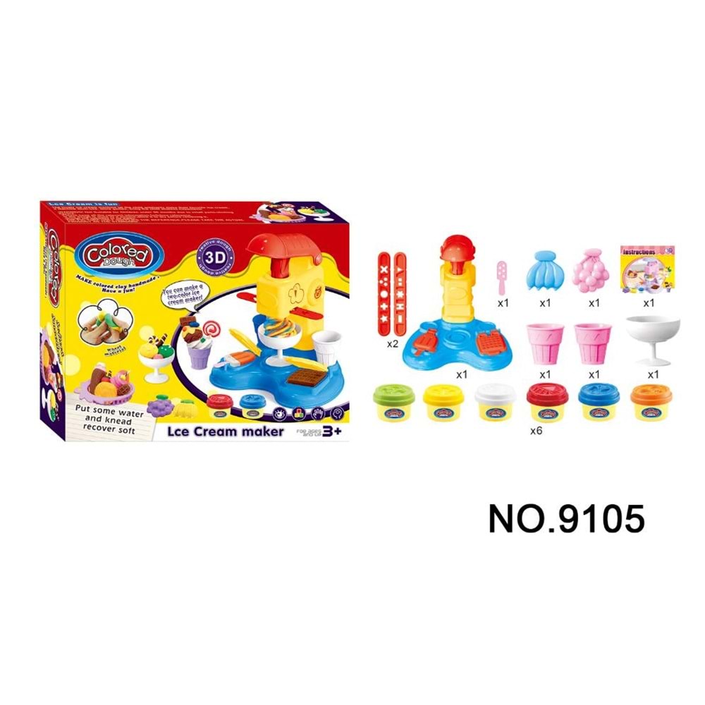 OYUNCAK PLASTİSİN ICE CREAM MACHINE
