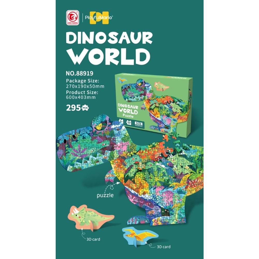 OYUNCAK PAZZLE DINOSAUR WORLD