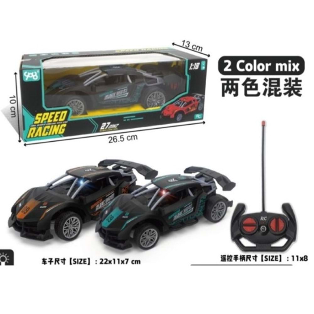 OYUNCAK KOMUTALI ARABA SPEED RACING