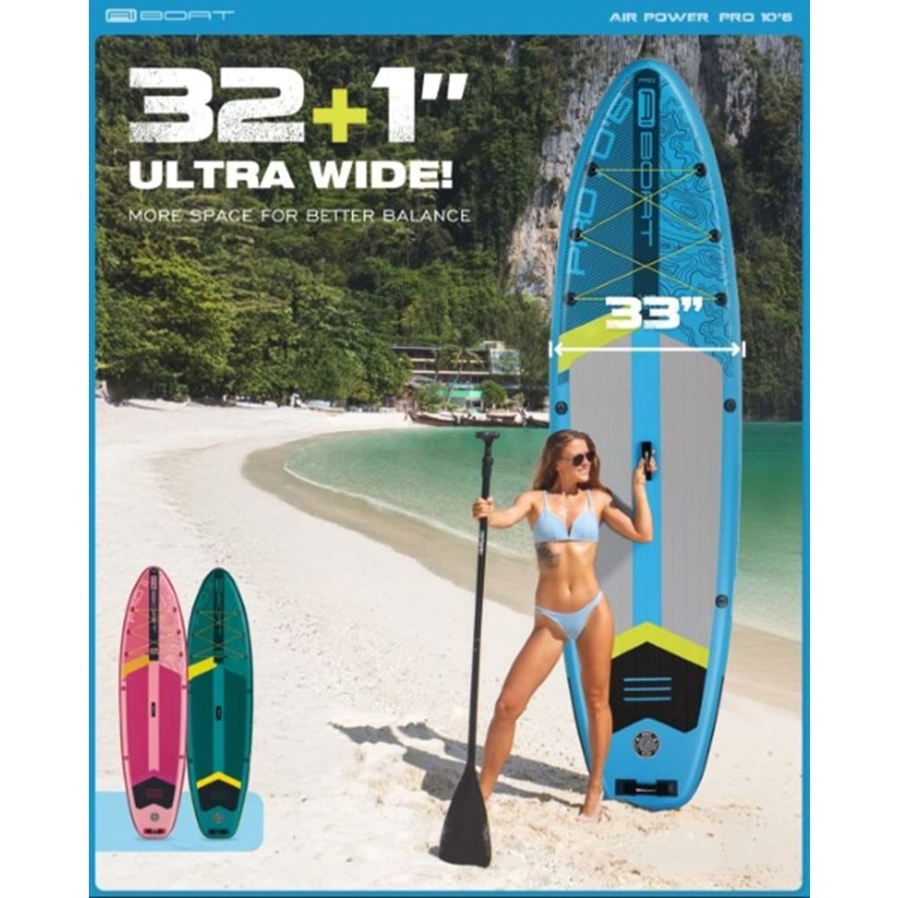 PADDLE BOARD AQA KOLTUKLU FULL SET - A105 ( 320*84*15cm )