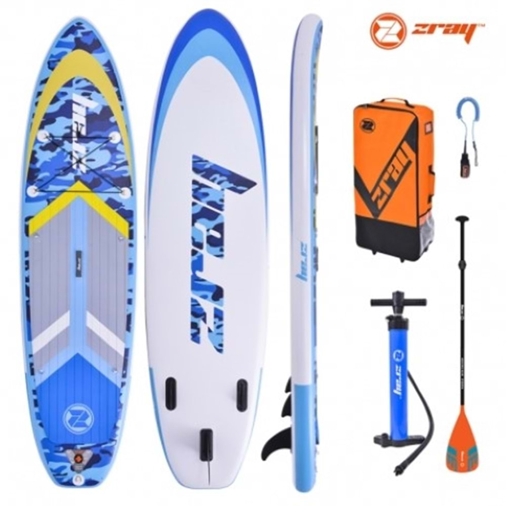 ZRAY PADDLE BOARD - CAMO BLUE ( 325X84X15 CM ) STOK 2023 HAZİRAN