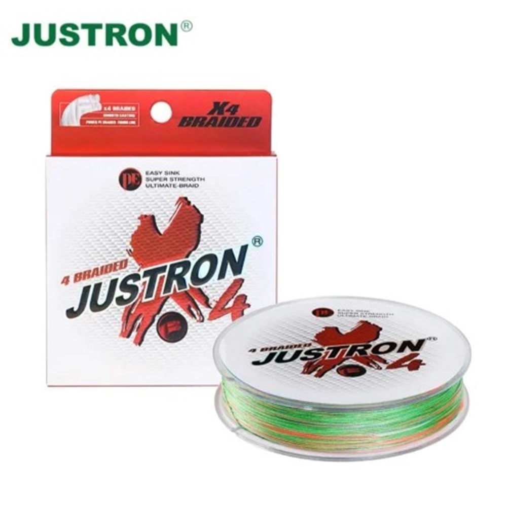 JUSTRON BRAID MULTICOLOUR X4- 150M ( 0.08/0.20MM ARASI )
