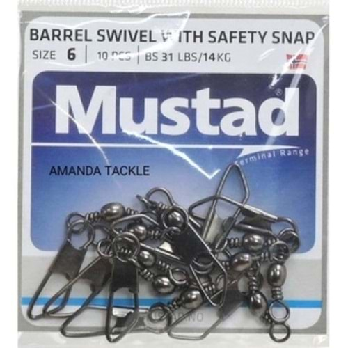 MUSTAD FIRDÖNDÜ KİLİPSLİ - 10 MA022