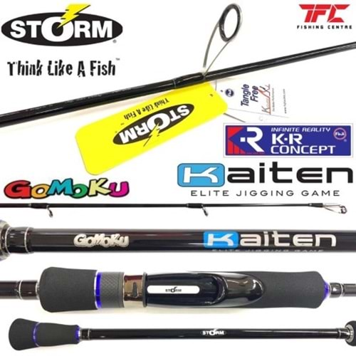 STORM SLOW JIG KAMIC BLACK KAITEN 200 GR