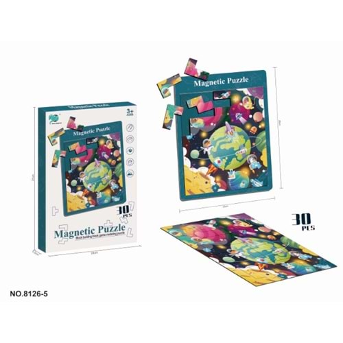OYUNCAL PAZZLE MAGNETIC SPACE ( DÜNYA )