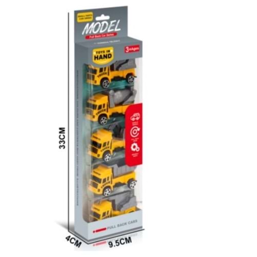 OYUNCAK SLIDE CAR TOYS İŞ ARABALARI WINDOW BOX