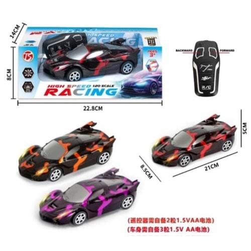 OYUNCAK KOMUTALI ARABA H.S RACING