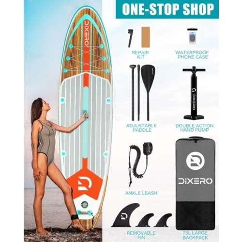 PADDLE BOARD AQA NEW DIXERO - DR03 ( 335*84*15cm )