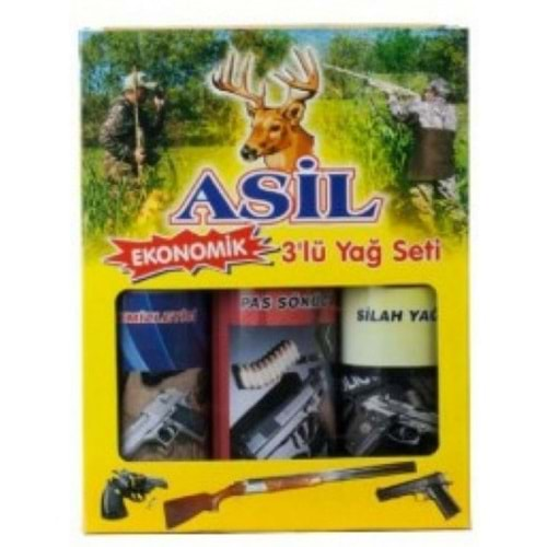 ASİL TÜFEK YAĞI SPREY - ÜÇLÜ SET