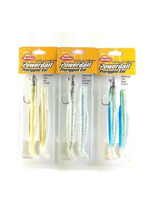 BERKLEY POWER BAIT PRERIGGED 15 CM -- BEYAZ
