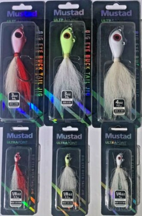 MUSTAD BIG EYE BUCKTAIL GLOW 224 GR - PINK