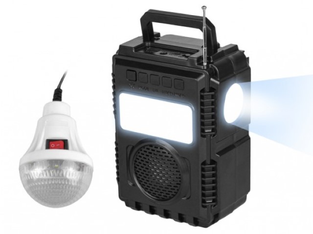 SOLAR LIGHTING SYSTEM & RADIO - VR-566