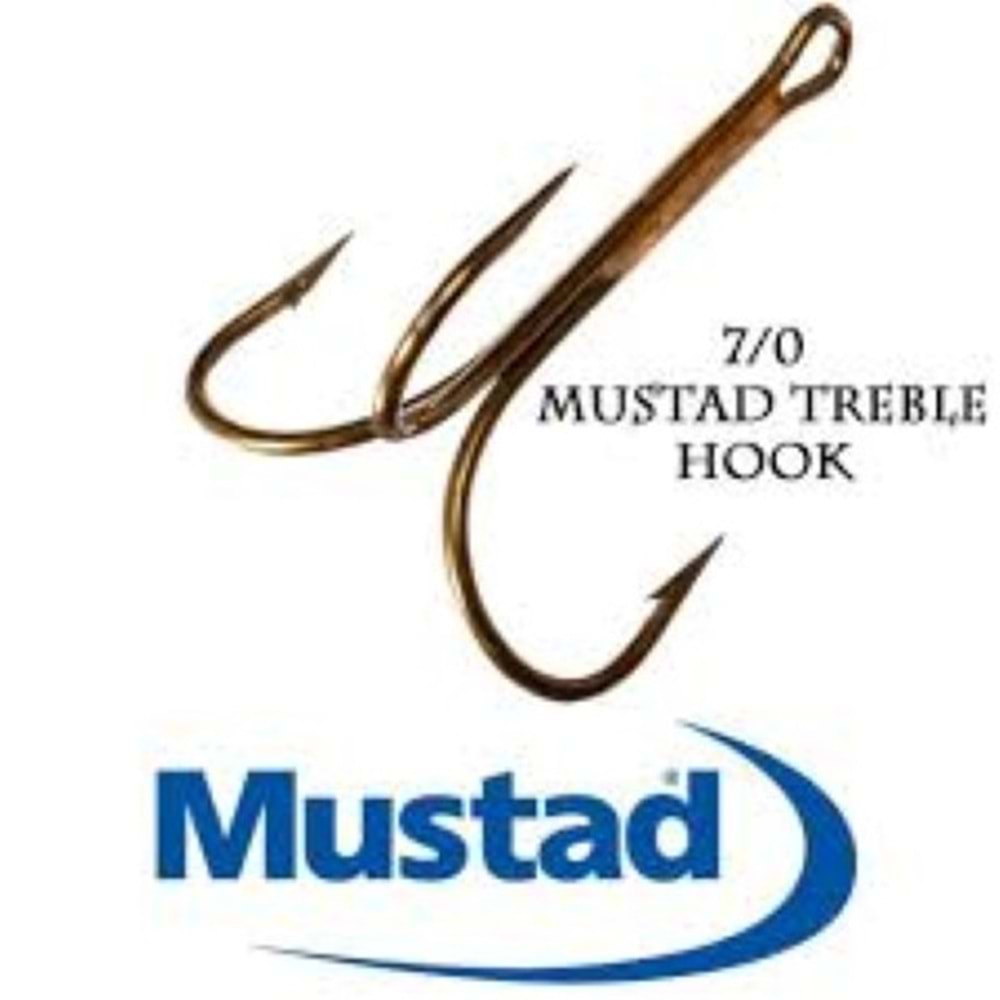 MUSTAD ÜÇLÜ İĞNE 3551 -- 12 (25 AD)