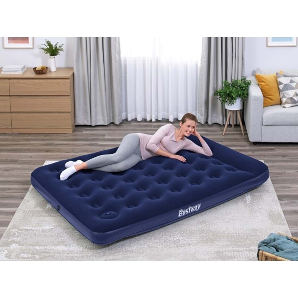 BESTWAY KUMAŞ YATAK + POMPA - 67226 ( 80X60X11CM )